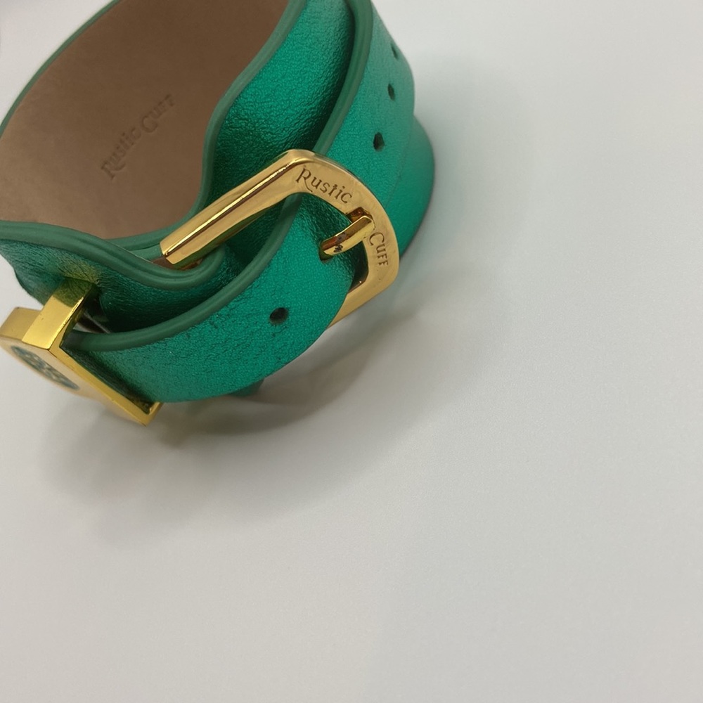 Rustic Cuff Metallic Green Cuff - image 4